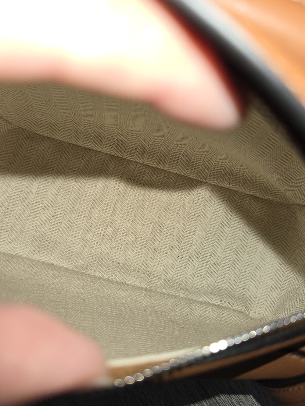 Loewe Mini Puzzle In Tan - Picture 10 of 13